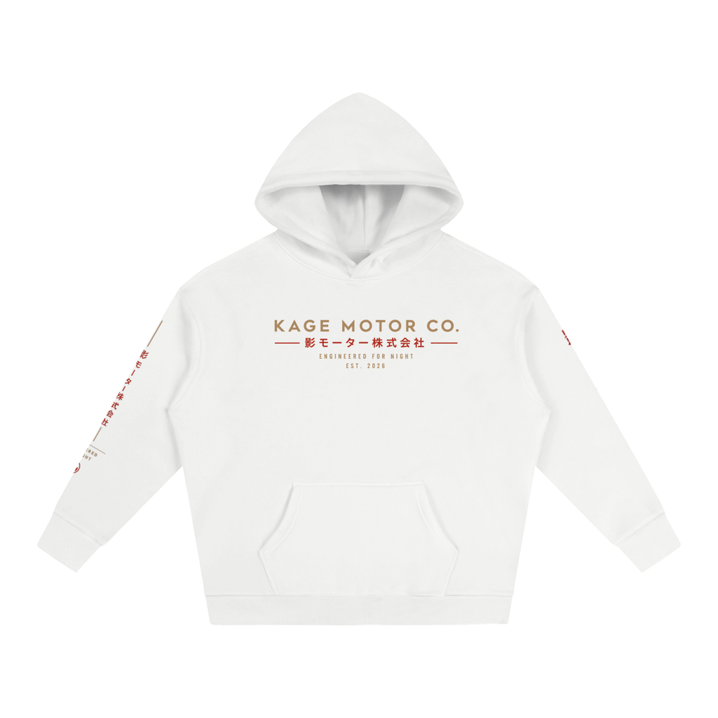 Kage Motor Co. — Oversized Fleeced Hoodie