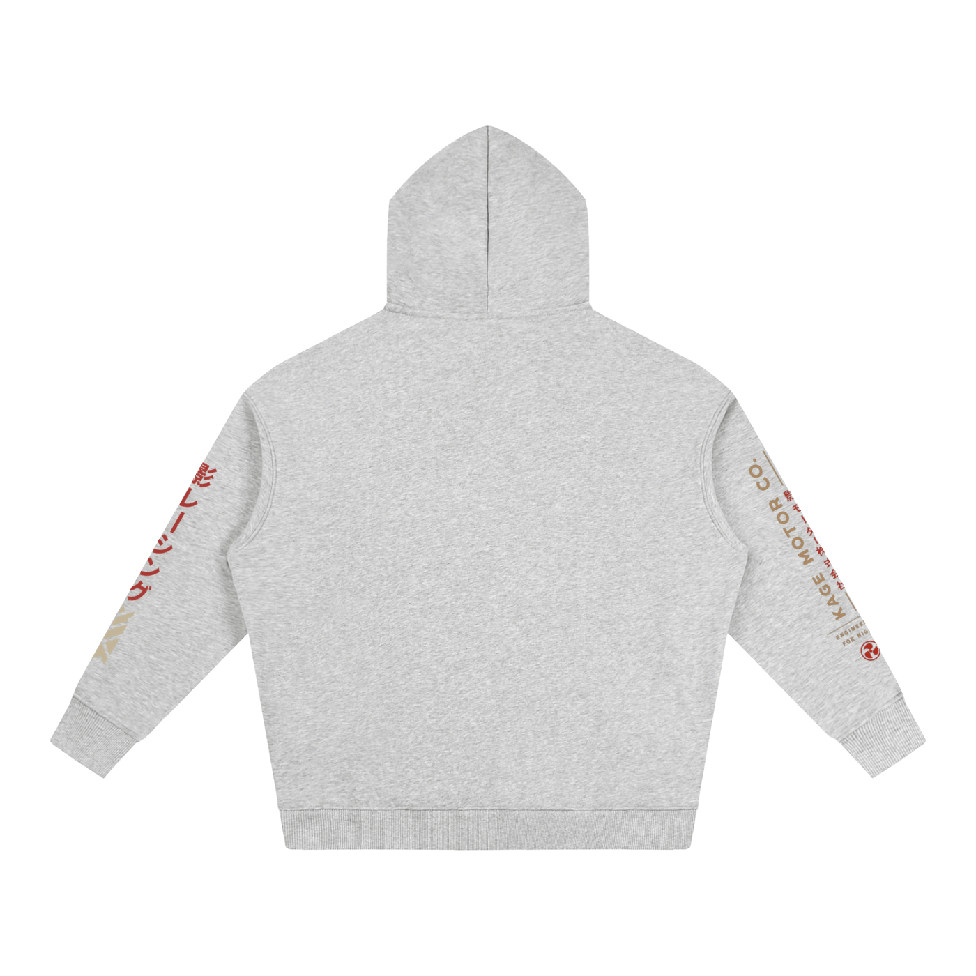 Kage Motor Co. — Oversized Fleeced Hoodie