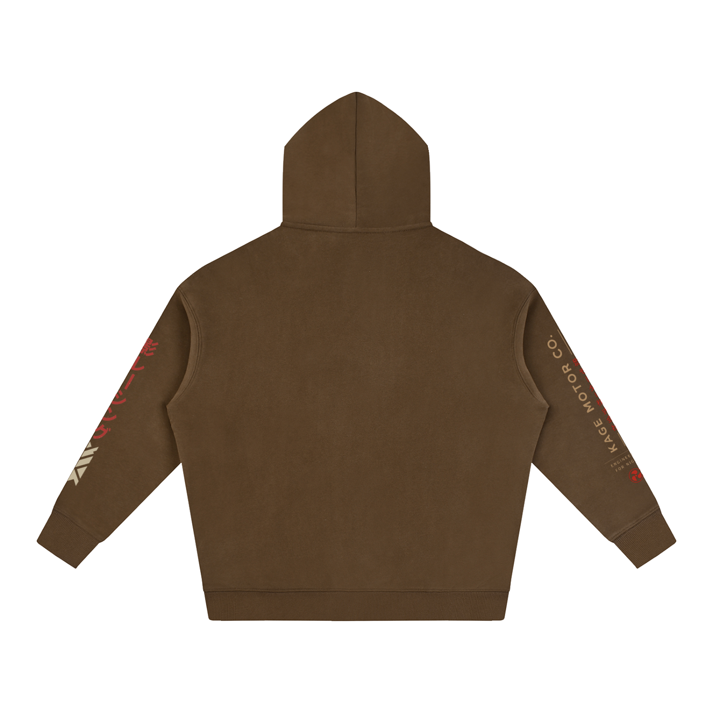 Kage Motor Co. — Oversized Fleeced Hoodie
