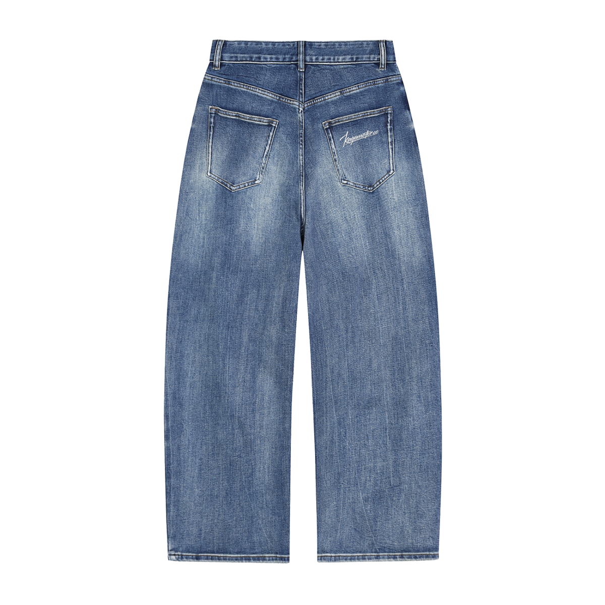 Kage Motor Co. - Sun Fade Heavyweight Denim Jeans