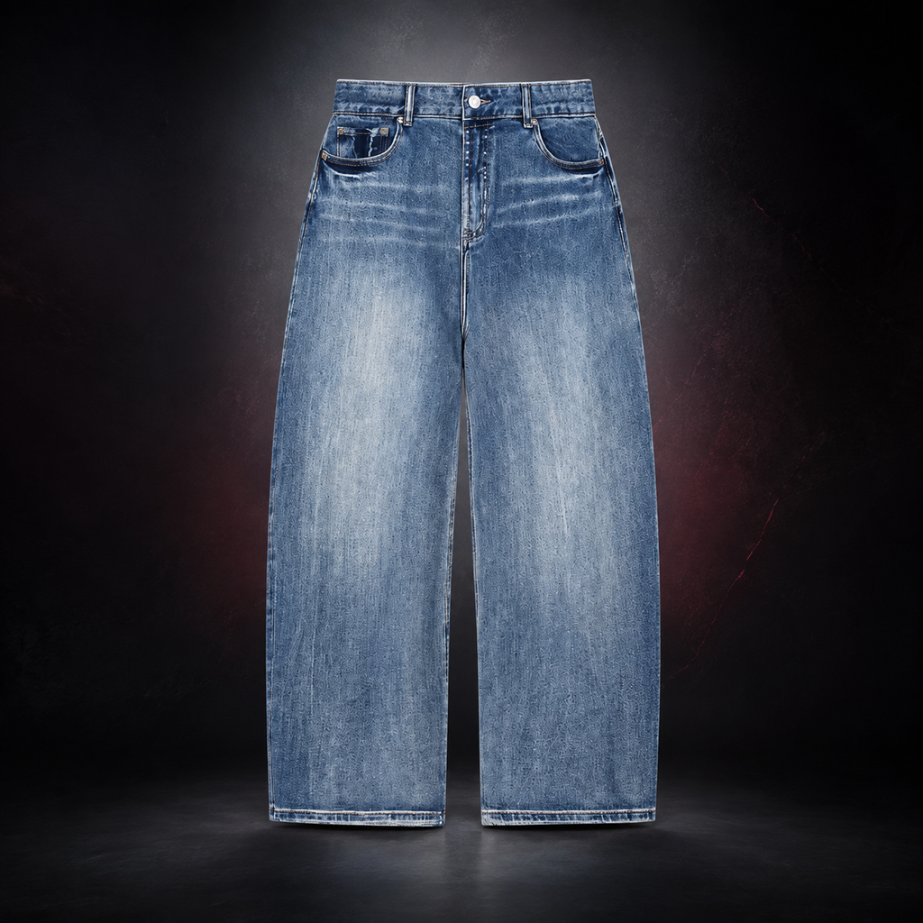 Kage Motor Co. - Sun Fade Heavyweight Denim Jeans