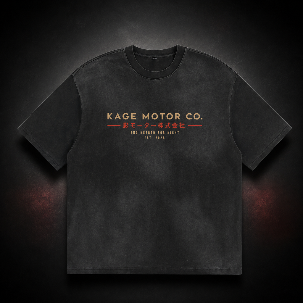 Kage Motor Co. - Sun Fade Loose Fit T-Shirt
